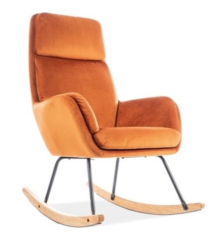 Люлеещ се стол - оранжев
