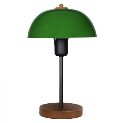 Настолна лампа - зелен цвят