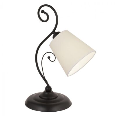 Настолна лампа в черно-бял цвят
