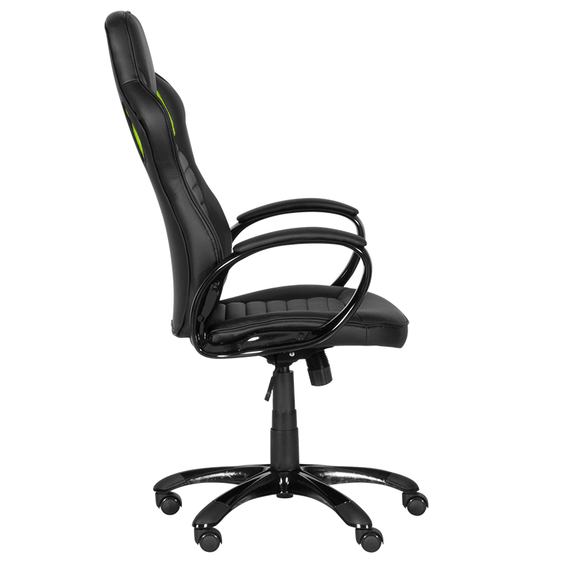 Геймърски стол Carmen 7502 – черно-зелен