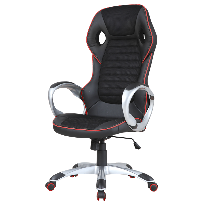 Геймърски стол Carmen 7506 – черно-червен