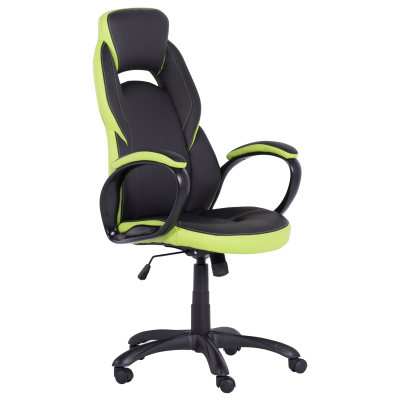 Геймърски стол Carmen 7511 – черно-зелен