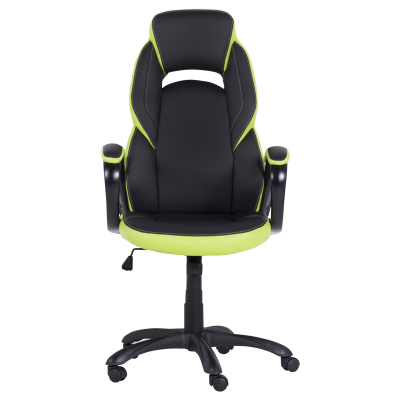 Геймърски стол Carmen 7511 – черно-зелен