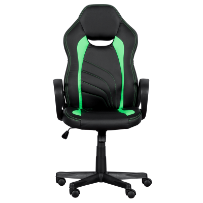Геймърски стол Carmen 7525 – черно-зелен
