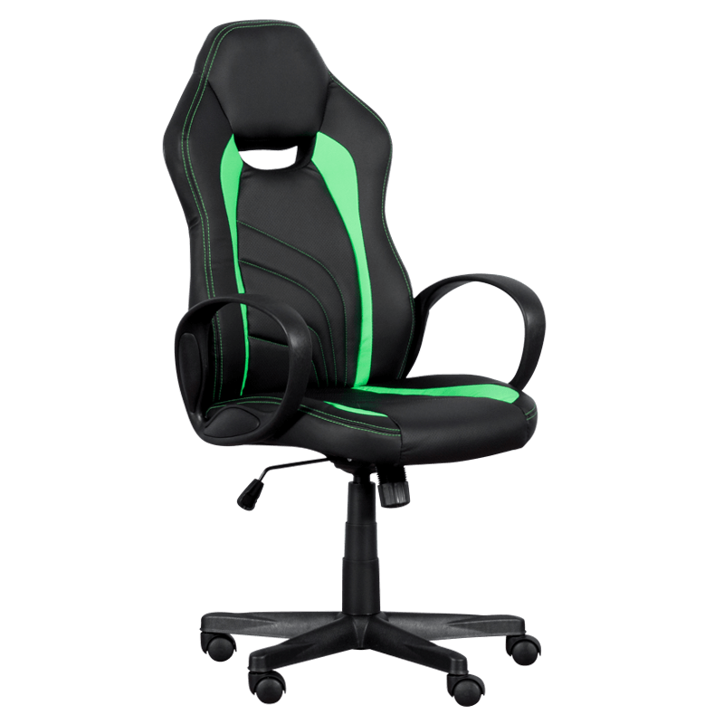 Геймърски стол Carmen 7525 – черно-зелен