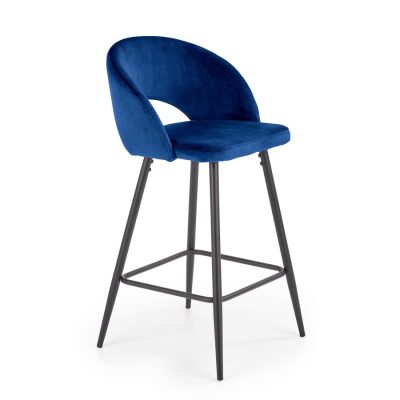 Бар стол – тъмно синя