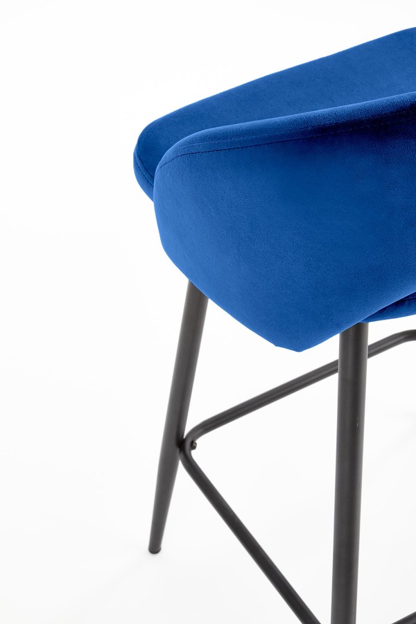 Бар стол – тъмно синя