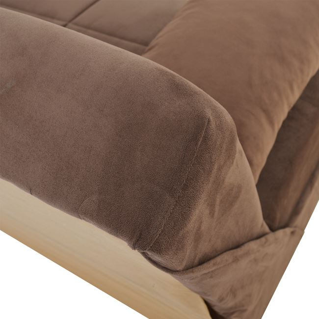 Клик-клак диван кафяв цвят