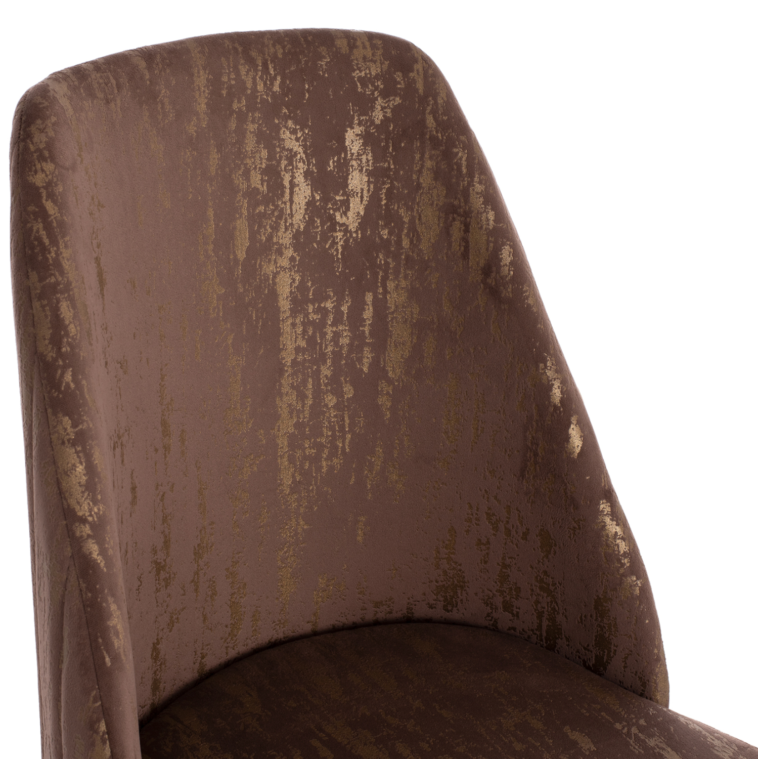 Стол цвят златист-кафяв