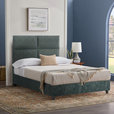 Легло набук  зелен цвят