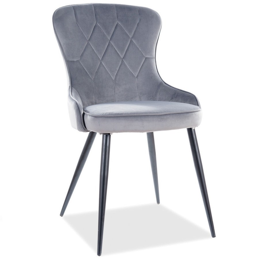 Трапезарен стол - сив Bluvel 14