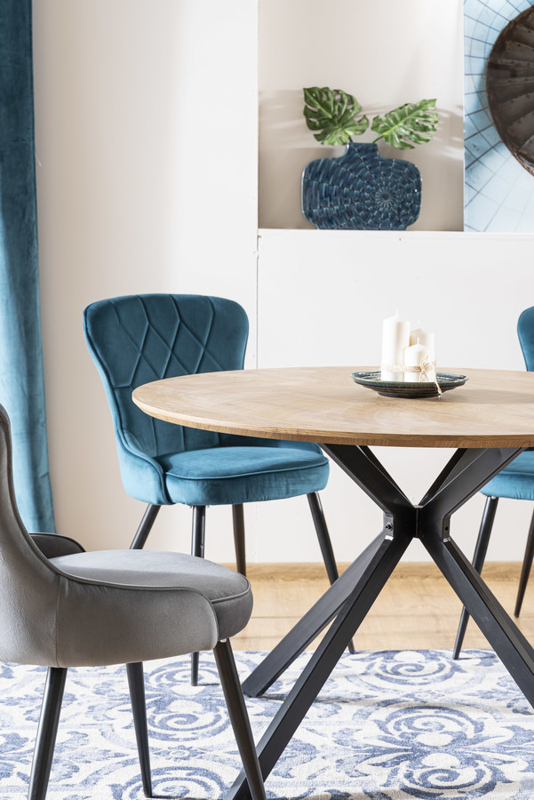 Трапезарен стол – тюркоаз