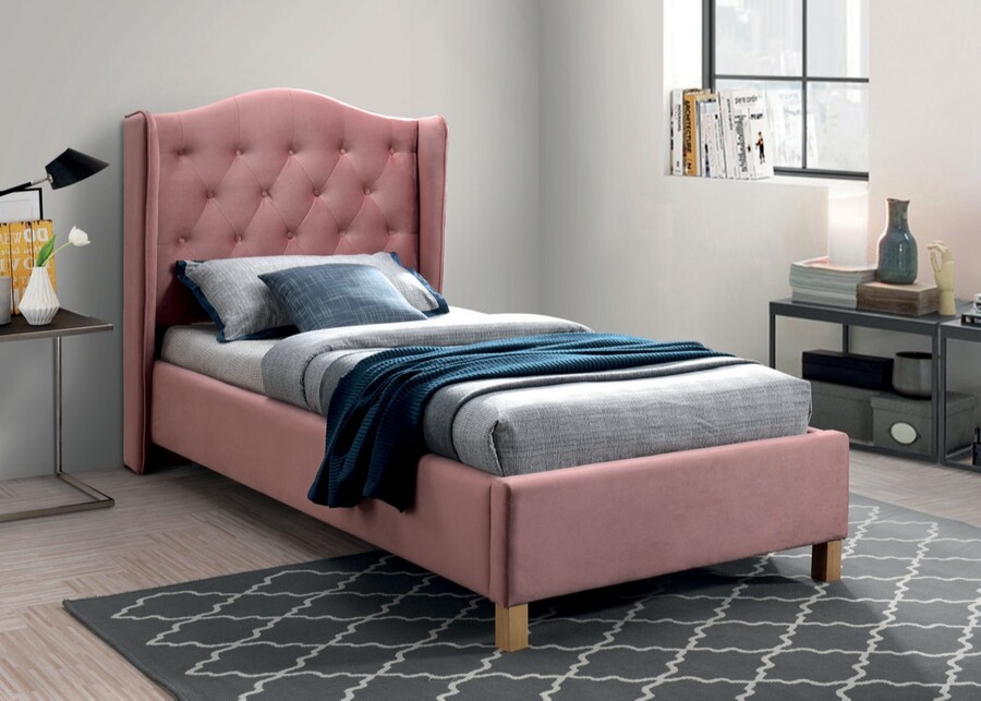 Легло 90x200см - антично розово