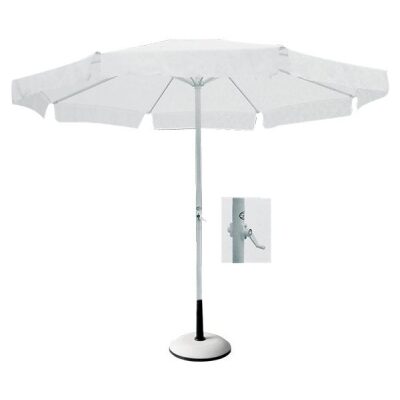 Алуминиев чадър Ф3м -  бял цвят