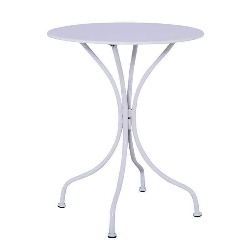 Градинска маса - бял цвят