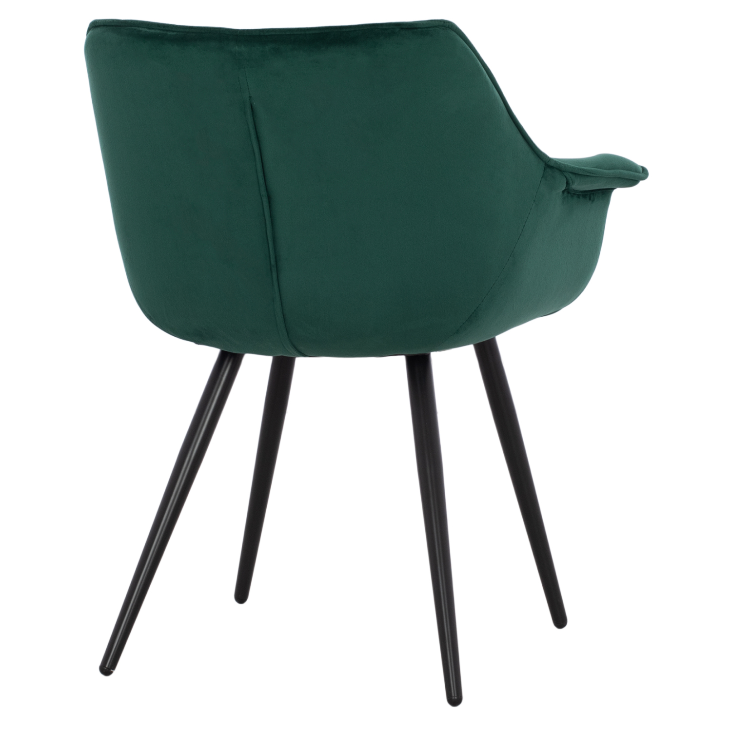 Кресло цвят черен-зелен