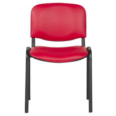 Посетителски стол    - червен