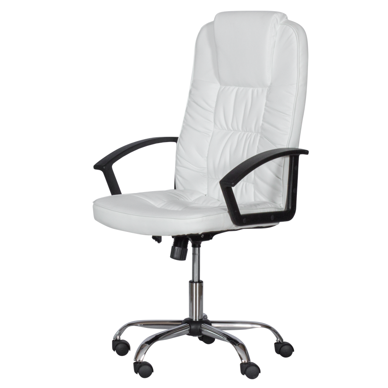 Президентски офис стол Carmen 6681 – бял