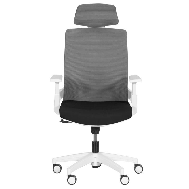 Президентски офис стол – черен – сив