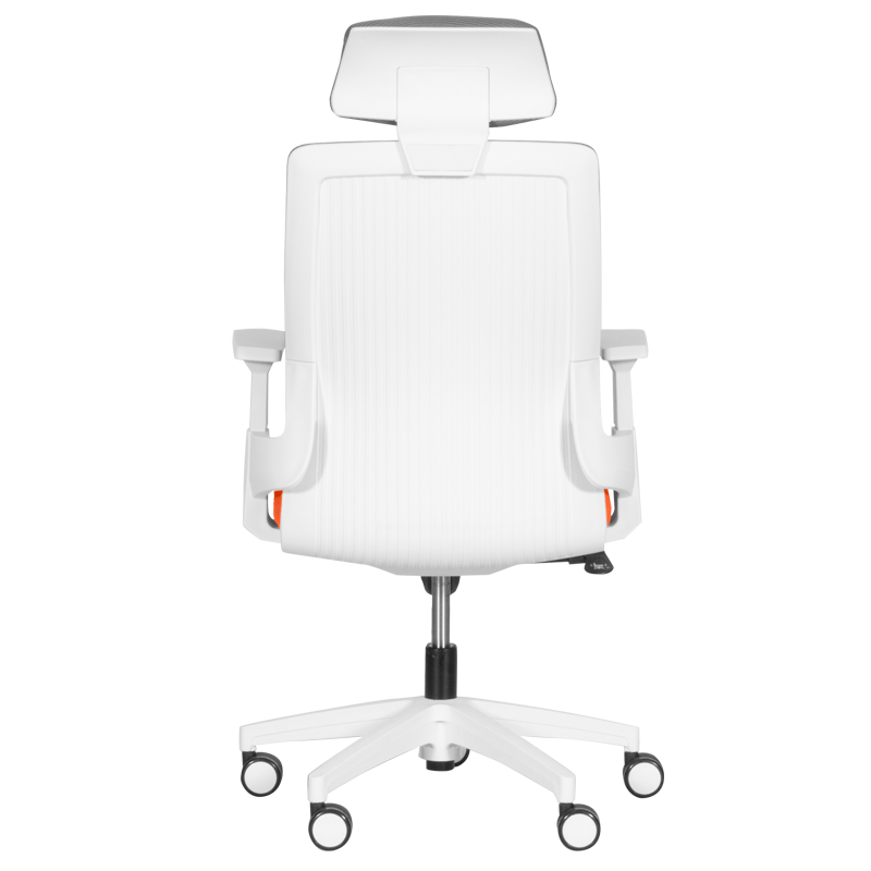 Президентски офис стол Carmen 7546 – оранжев – сив