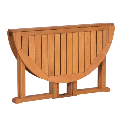 Сгъваема дървена градинска маса