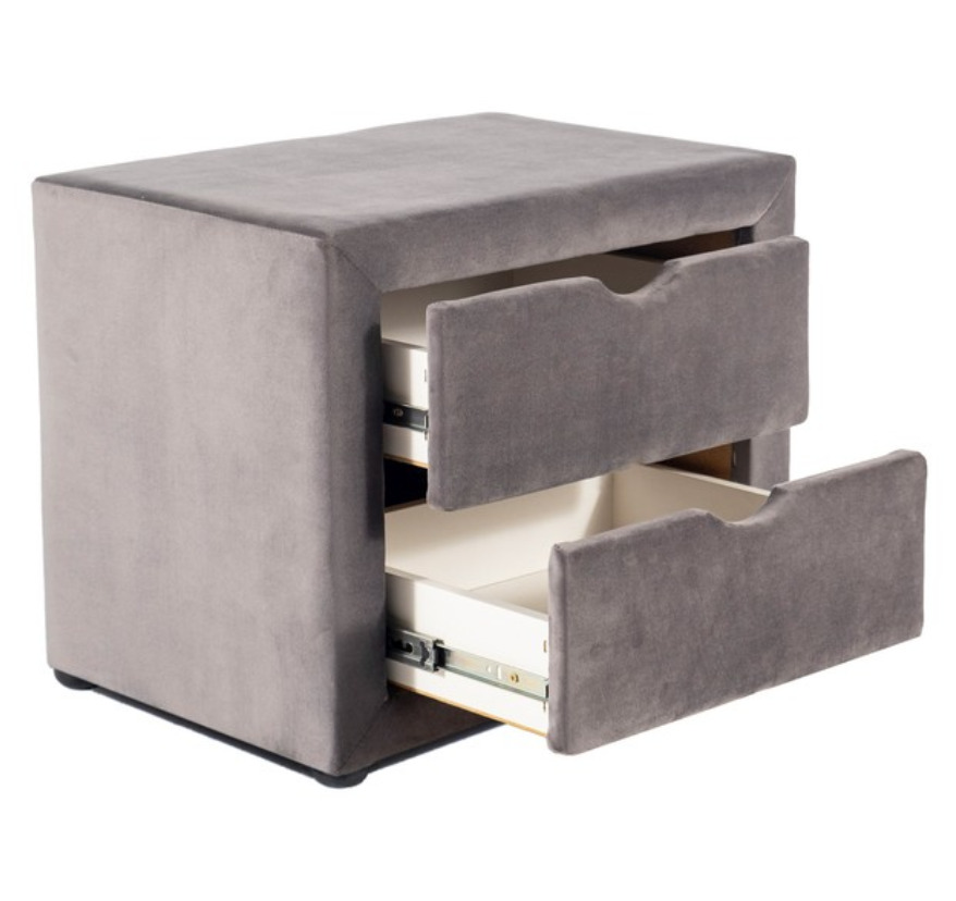 Нощно шкафче – сиво