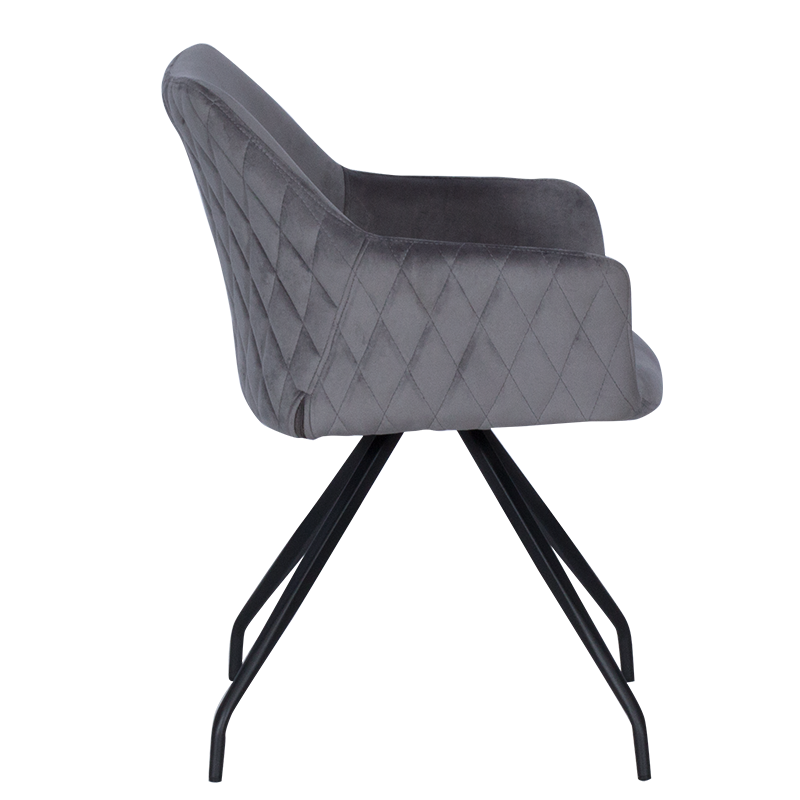 Трапезен стол KENDAL – тъмносив BF 2