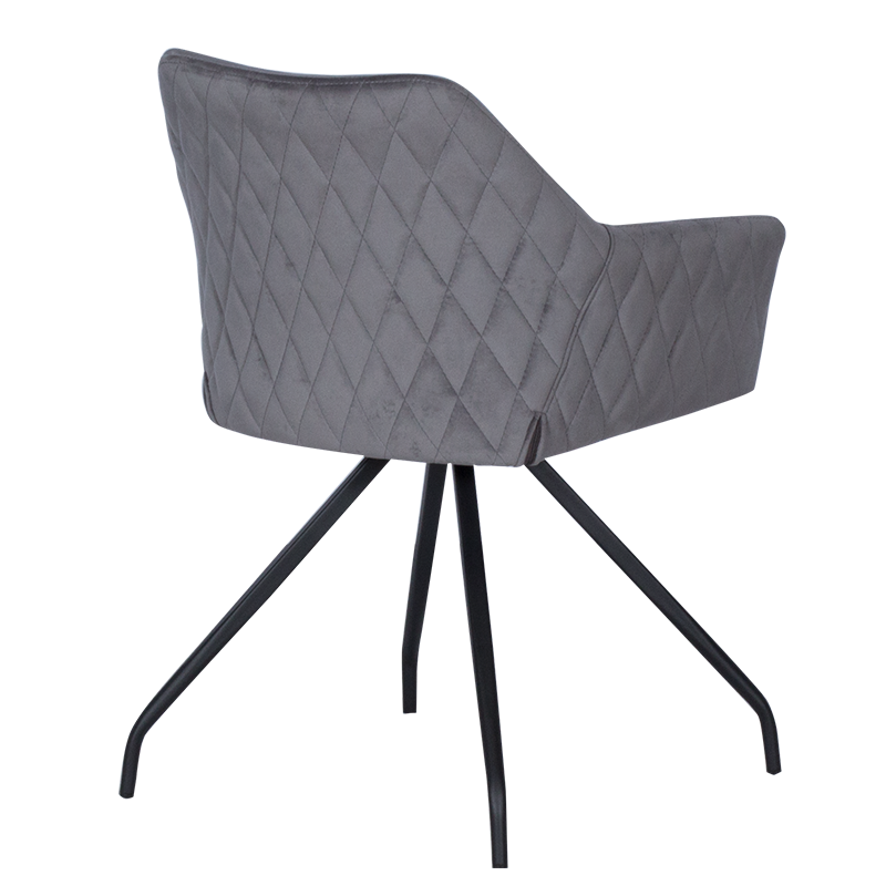 Трапезен стол KENDAL – тъмносив BF 2