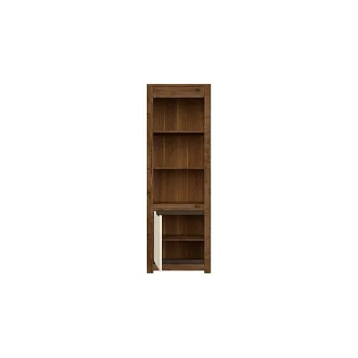 - Чудите се къде да сложите книгите? Библиотека Русо е идеалното място - отворена част с етажерки и практичен шкаф с вратичка.