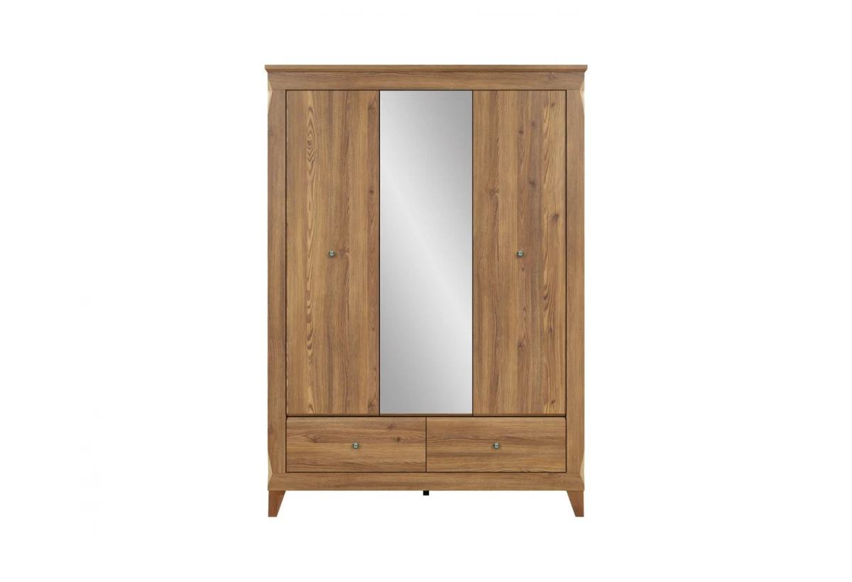 Гардероб BERGEN SZF2D1M2S златна лиственица