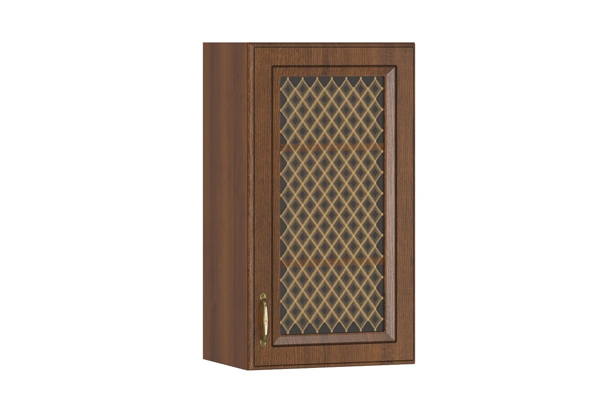 Горен шкаф GRAND NEW 40 см с една врата витрина