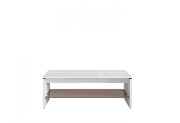 Холна маса AZTECA TRIO е елегантна бяла мебел за дневната. Разполага с прекрасен гланцов плот