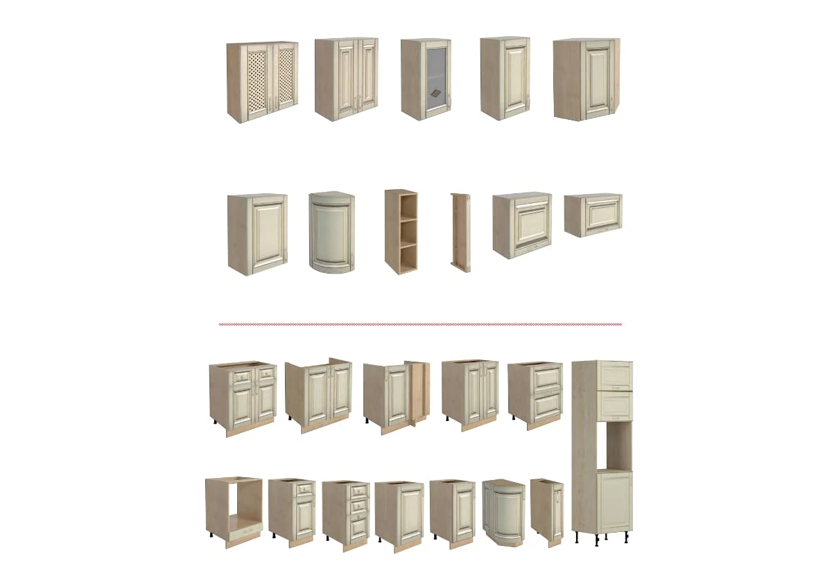 Колонен шкаф VANILLA ШД60/219 за вградена фурна