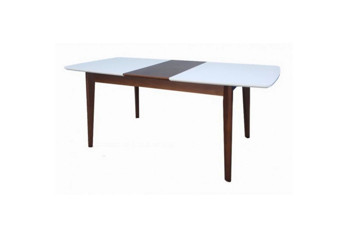 Разтегателна трапезна маса ROMA G – Орех и Бяло