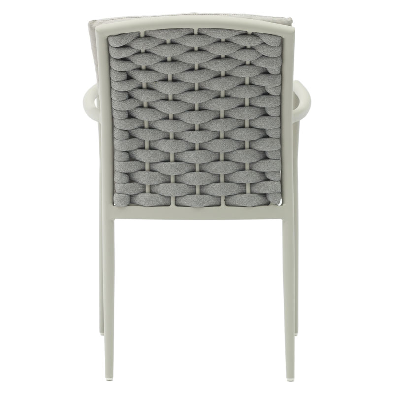 Кресло Мориц  цвят сив-бежов