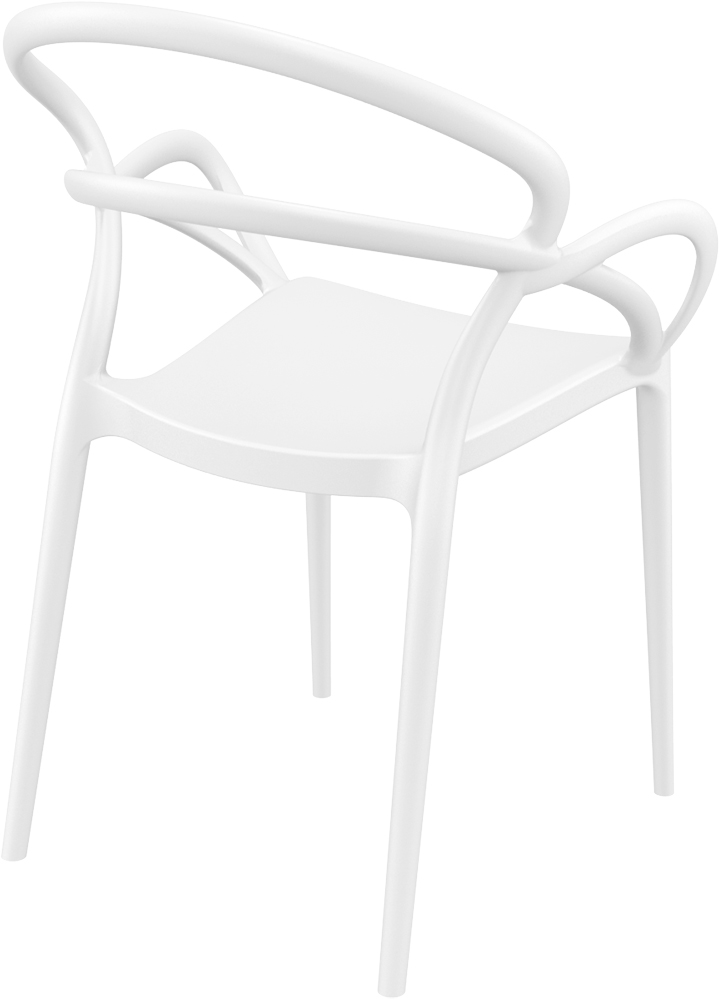 Пластмасов стол за градина бял цвят