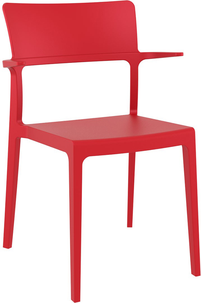Пластмасов градински стол 58/55/84см - полипропилен и алуминий