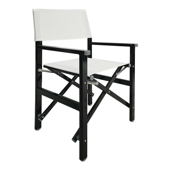 Алуминиев стол цвят антрацит-бял