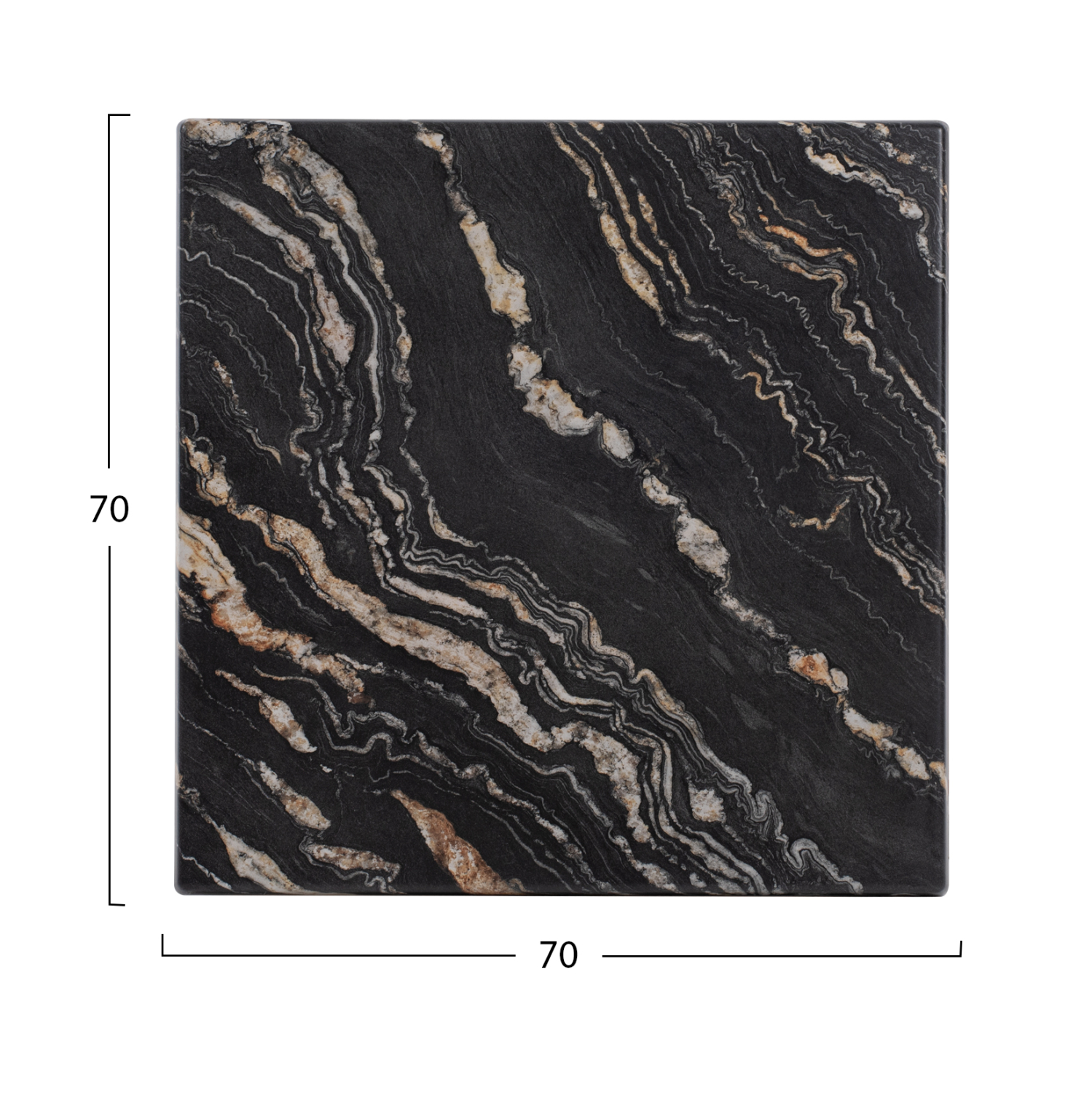 Верзалитов плот – цвят черен-златист мрамор