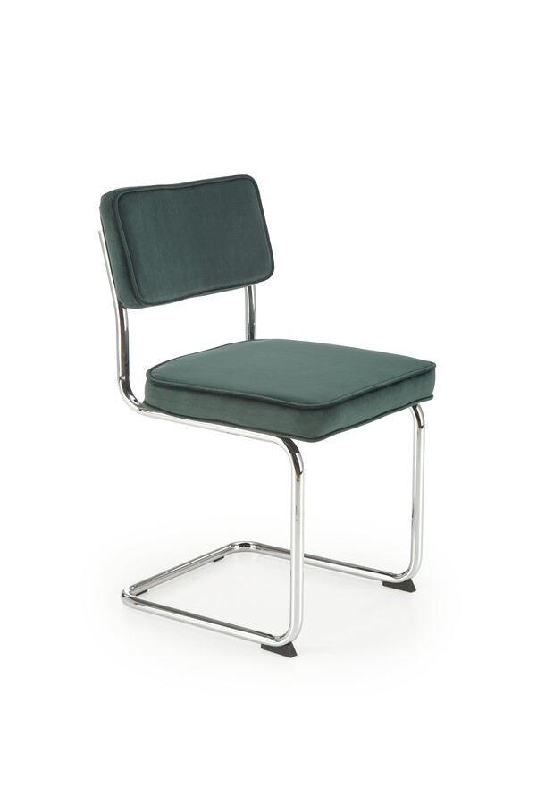 Конзолен стол  - тъмно зелен