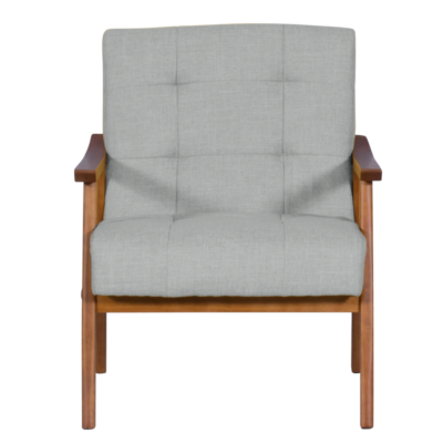 Кресло  - орех - сив