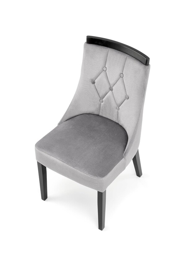 Велурен стол – сив