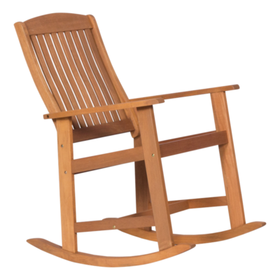Люлеещ дървен градински стол
