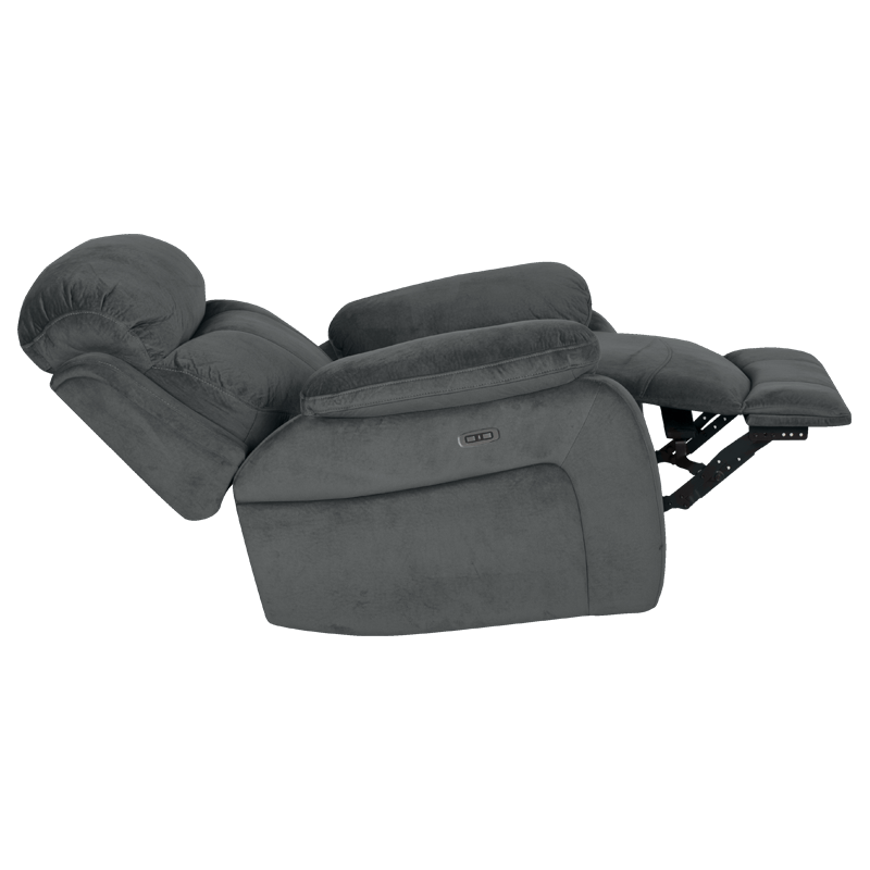 Фотьойл с електрически релакс механизъм – тъмносив