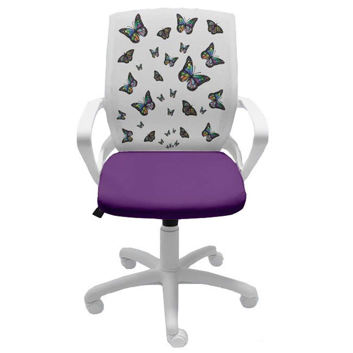 Детски стол -  Fly White Butterfly