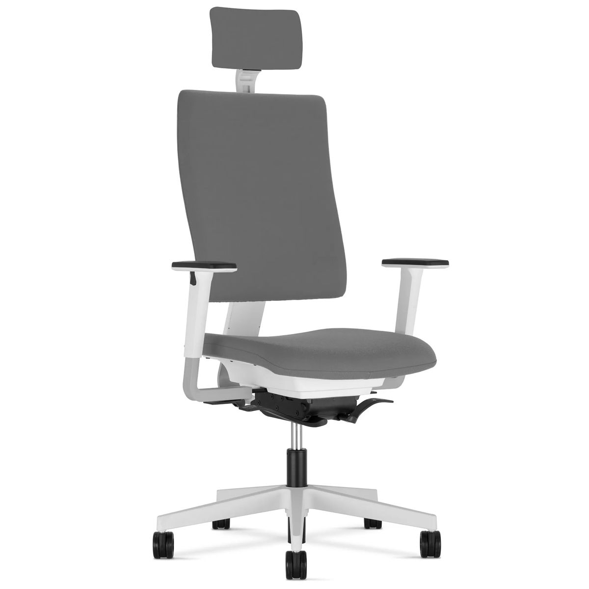 Офис Стол - 4ME White HRUA Офис Стол – бял/черен