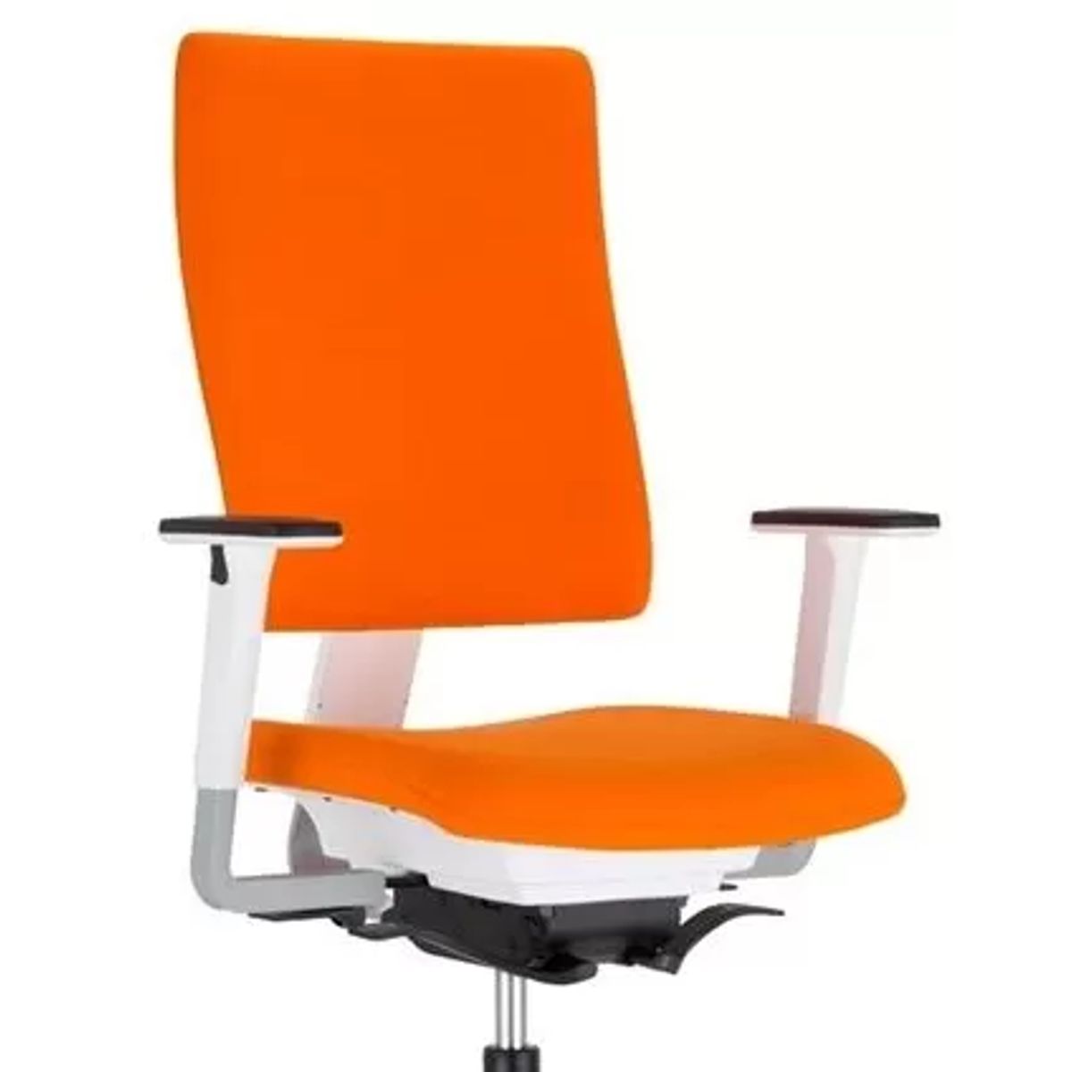 Офис Стол - 4Me White ST44POL Офис Стол – оранжев/