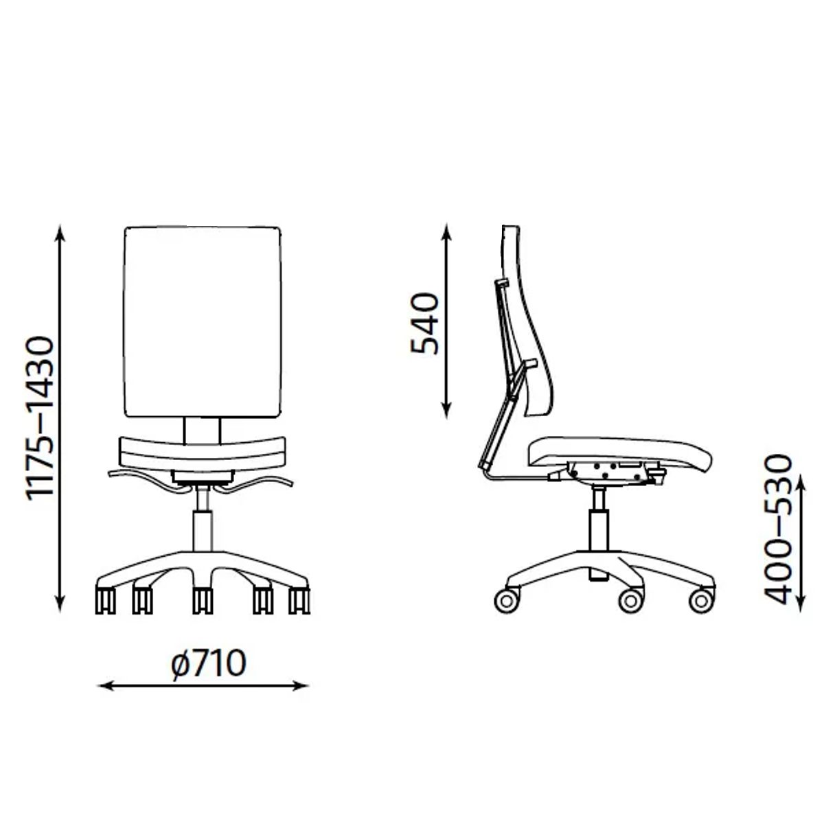 Офис Стол – оранжев/