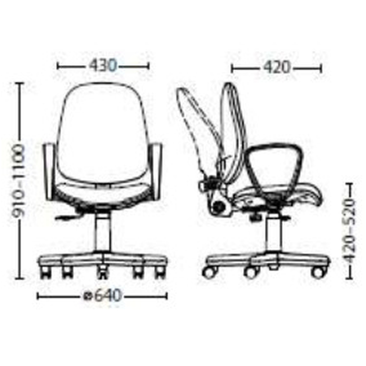 Офис Стол – червен/