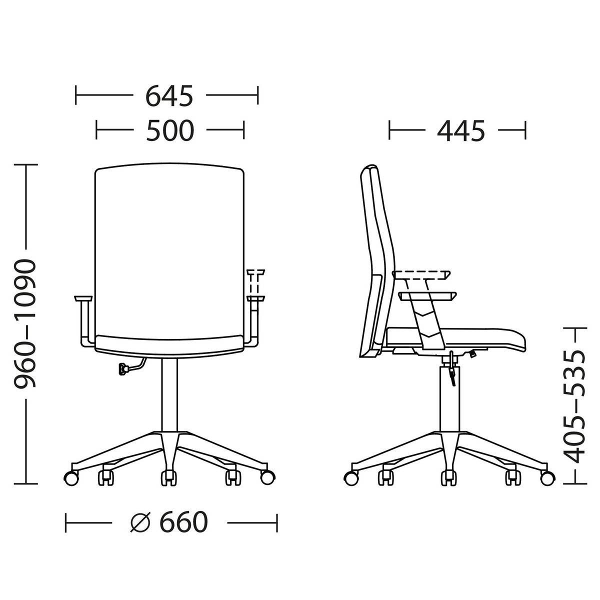 Офис Стол – червен/